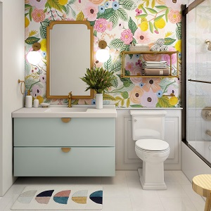 Цветная и яркая ванная комната: как преобразить санузел в Канске - kansk.mebel54.com | фото
