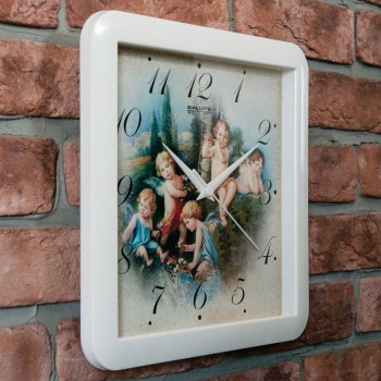 Часы настенные П-А7-327 Ангелы в Канске - kansk.mebel54.com | фото