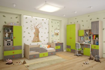 Детская комната Пуговка в Канске - kansk.mebel54.com | фото