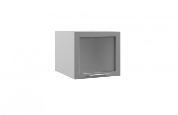 Гарда ГВПГС 500 шкаф верхний горизонтальный глубокий со стеклом высокий (Индиго/корпус Серый) в Канске - kansk.mebel54.com | фото