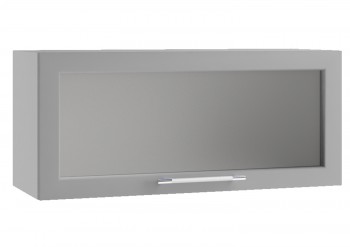 Гарда ПГС 800 шкаф верхний горизонтальный со стеклом Индиго в Канске - kansk.mebel54.com | фото