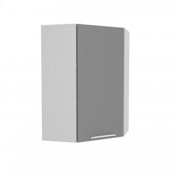 Капри ВПУ 600 шкаф верхний угловой высокий (Камень темный/корпус Серый) в Канске - kansk.mebel54.com | фото