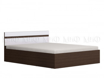 Ким кровать 1,4 (Венге/белый глянец) в Канске - kansk.mebel54.com | фото