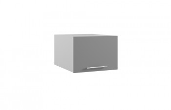 Корато ГПГФ 500 шкаф верхний горизонтальный с фрезеровкой (Кварц бежевый/корпус Серый) в Канске - kansk.mebel54.com | фото