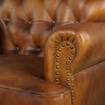 Кресло кожаное Чарльз в Канске - kansk.mebel54.com | фото