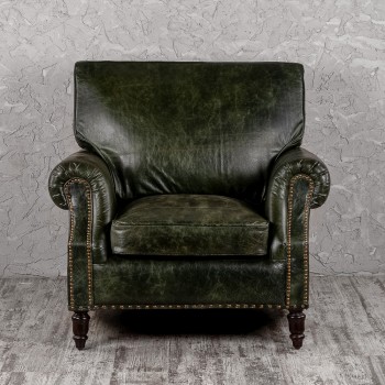 Кресло кожаное Лофт Аристократ (ширина 1070 мм) в Канске - kansk.mebel54.com | фото