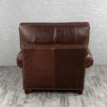 Кресло кожаное Лофт Аристократ (ширина 1100 мм) в Канске - kansk.mebel54.com | фото