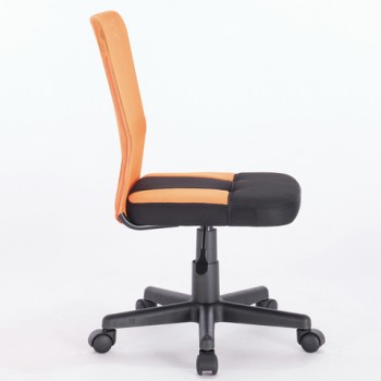 Кресло компактное BRABIX Smart MG-313 (черный, оранжевый) в Канске - kansk.mebel54.com | фото
