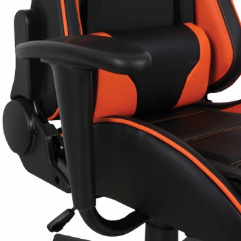 Кресло компьютерное BRABIX GT Racer GM-100 (черный, оранжевый) в Канске - kansk.mebel54.com | фото