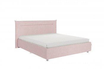 Кровать 1,6 Альба с основанием (Нежно-розовый велюр) в Канске - kansk.mebel54.com | фото