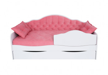Кровать 170 серии Иллюзия Лайт 1 ящик 89 Розовый (подушки) в Канске - kansk.mebel54.com | фото