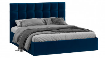 Кровать без ПМ «Эмбер» Велюр Confetti/Blue в Канске - kansk.mebel54.com | фото
