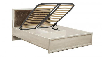 Кровать двуспальная Сохо(бетон пайн белый/под-мех/1644) в Канске - kansk.mebel54.com | фото