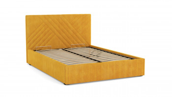 Кровать Гамма ш. 1400 (без основания для хранения) (велюр тенерифе куркума) в Канске - kansk.mebel54.com | фото
