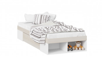 Кровать «Сканди» с ящиком Дуб Гарден/Белый в Канске - kansk.mebel54.com | фото