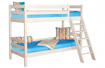 Кровать Соня вариант 10 двухъярусная с наклонной лестницей Лаванда в Канске - kansk.mebel54.com | фото