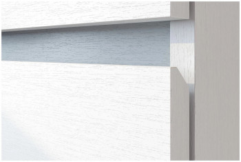 Модульная система "Токио" Пенал Белый текстурный / Белый текстурный в Канске - kansk.mebel54.com | фото