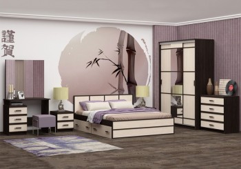 Модульная спальня Сакура в Канске - kansk.mebel54.com | фото