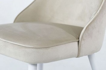 Набор стульев Милан 2 шт (пломбир велюр/белый) в Канске - kansk.mebel54.com | фото