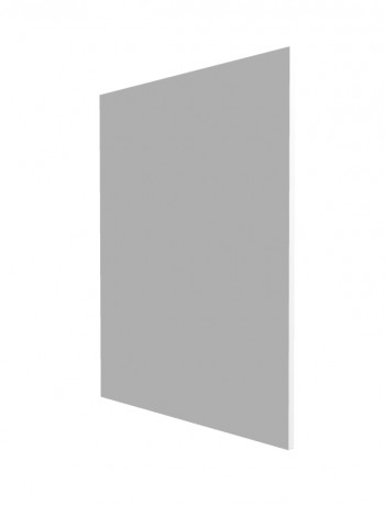 Панель торцевая С Ройс (для шкафов нижних) Белый софт в Канске - kansk.mebel54.com | фото