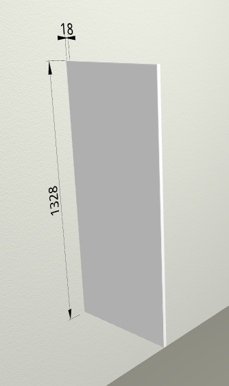 Панель ТП14 (для пеналов) Grey в Канске - kansk.mebel54.com | фото
