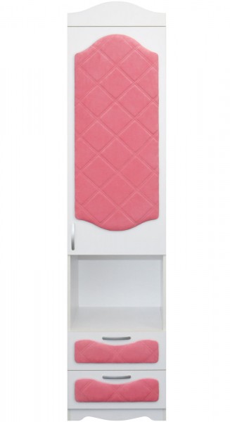 Пенал с ящиками серии Иллюзия 89 Розовый в Канске - kansk.mebel54.com | фото
