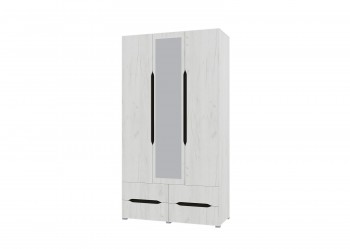 Шкаф 3-х створчатый с ящиками и зеркалом Вега (Прованс) в Канске - kansk.mebel54.com | фото