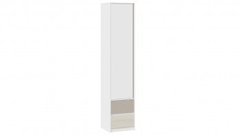 Шкаф для белья комбинированный «Сканди» Дуб Гарден/Белый/Глиняный серый в Канске - kansk.mebel54.com | фото