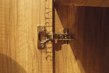 Шкаф для белья «Пилигрим» (Дуб Каньон светлый, Фон серый) в Канске - kansk.mebel54.com | фото