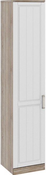 Шкаф для белья с 1-ой дверью левый «Прованс» (Дуб Сонома трюфель/Крем) 580 в Канске - kansk.mebel54.com | фото