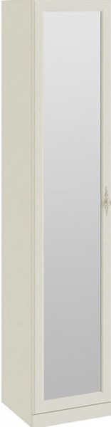 Шкаф для белья с 1-ой зеркальной дверью узкий «Лючия» (Штрихлак) в Канске - kansk.mebel54.com | фото