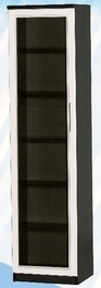 Шкаф средний со стеклодверью ДЛЯ ГОСТИНОЙ ШСС-450 Венге/Дуб выбеленный в Канске - kansk.mebel54.com | фото