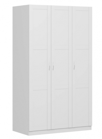 Шкаф трехдверный Пегас сборный белый в Канске - kansk.mebel54.com | фото