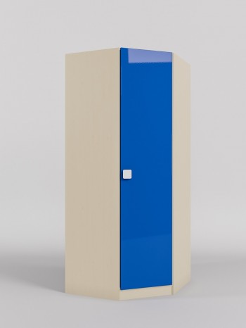 Шкаф угловой (угловая секция) Скай люкс (Синий/корпус Клен) в Канске - kansk.mebel54.com | фото