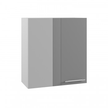 Шкаф угловой верхний Скала ПУ 650 (Гранит Грей/Серый/левый) в Канске - kansk.mebel54.com | фото