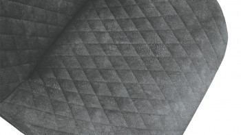 Стул «Оливер» К1С Черный муар/Микровелюр Wellmart Graphite в Канске - kansk.mebel54.com | фото
