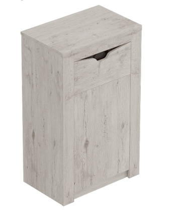 Тумба с дверцей и ящиком Соренто Дуб бонифаций/Кофе структурный матовый в Канске - kansk.mebel54.com | фото