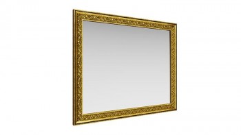 Зеркало навесное "Айрум"/(дуб кальяри / профиль: золото с орнаментом) в Канске - kansk.mebel54.com | фото